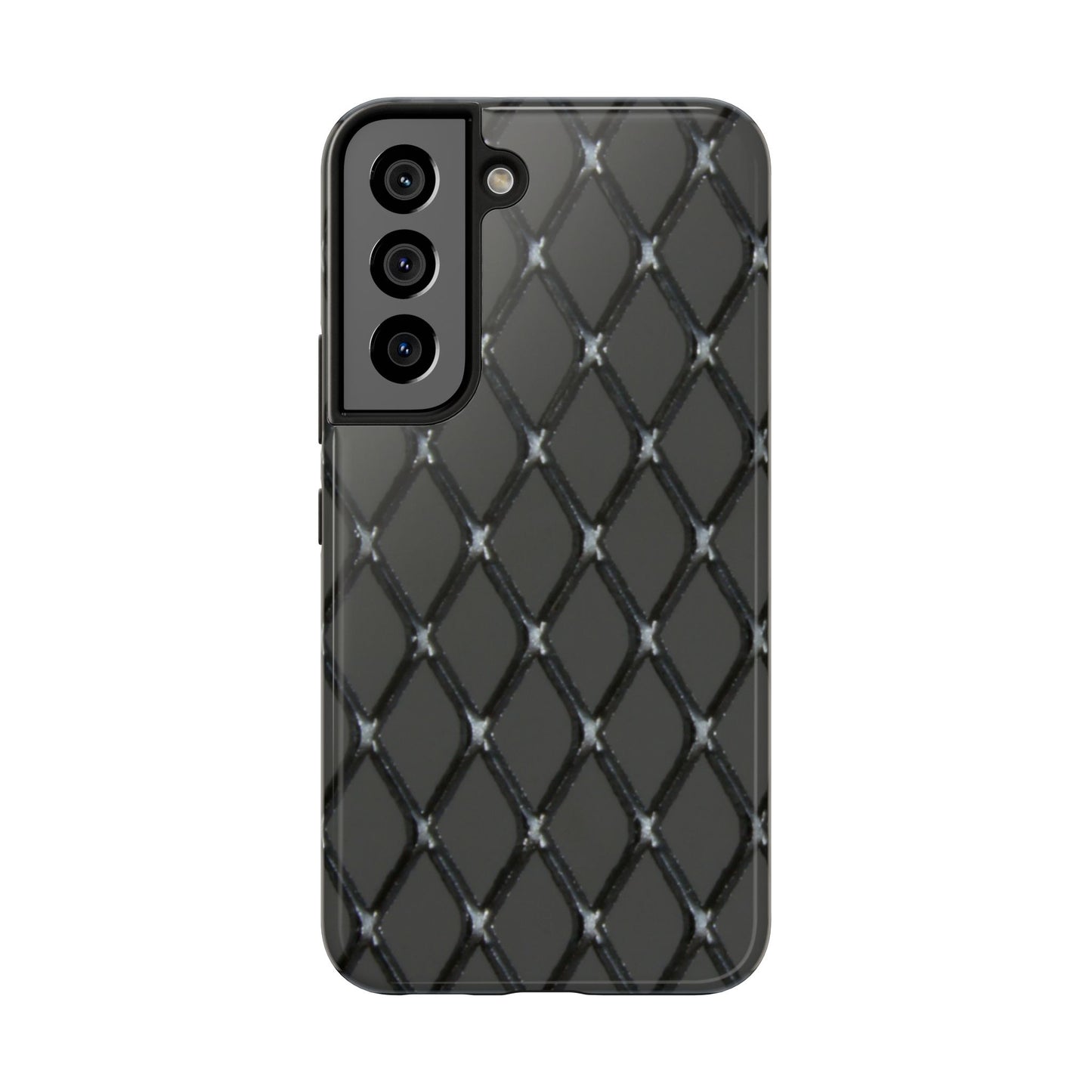 Tough and Lightweight Phone Case | Metal Cage | Compatible with Samsung and iPhone Smartphones