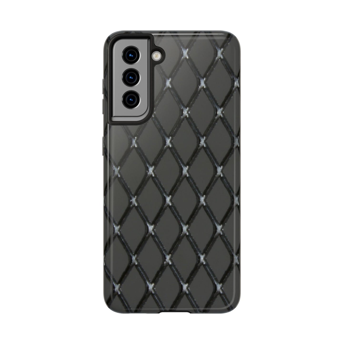Tough and Lightweight Phone Case | Metal Cage | Compatible with Samsung and iPhone Smartphones