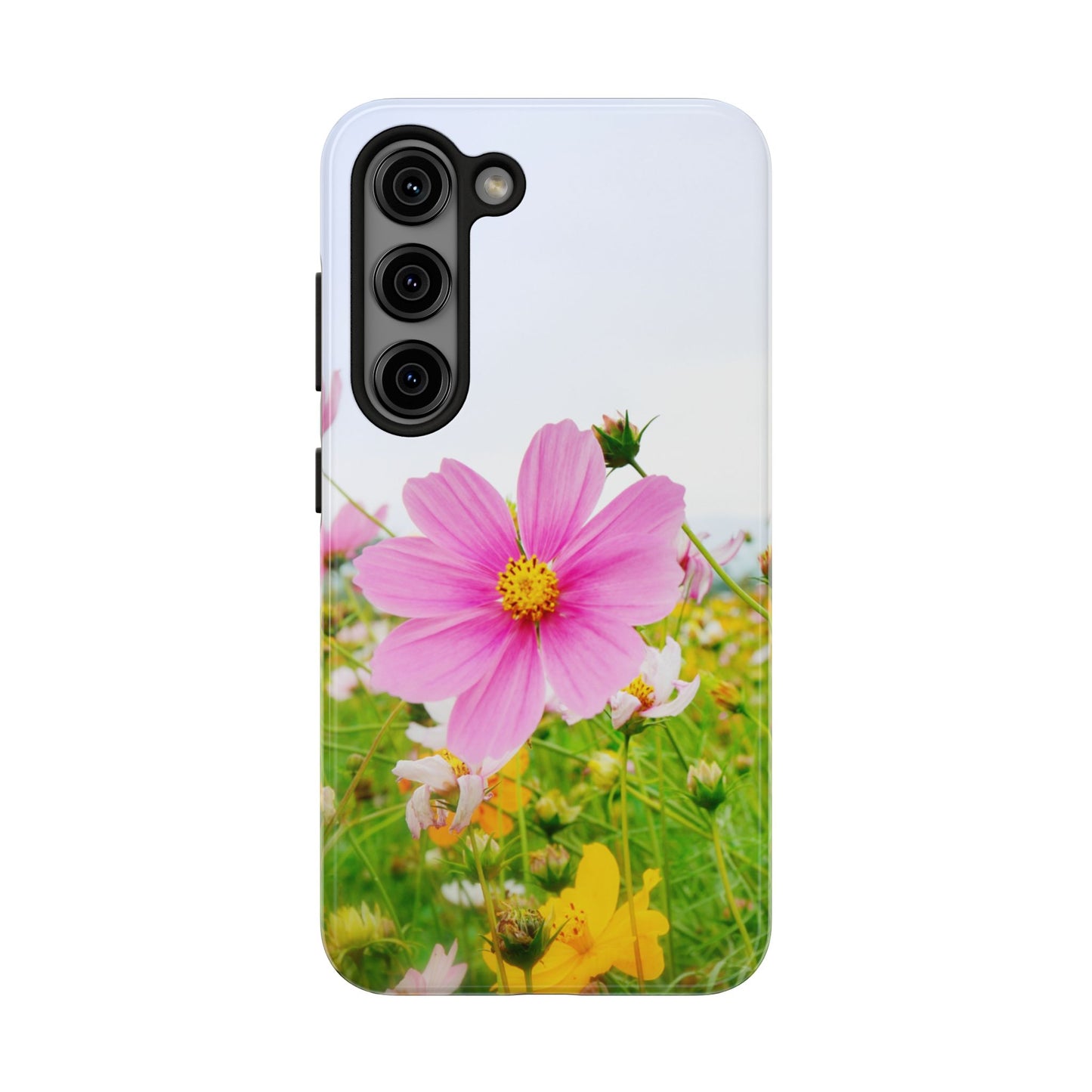 Tough and Lightweight Phone Case | Field Flower | Compatible with Samsung and iPhone Smartphones