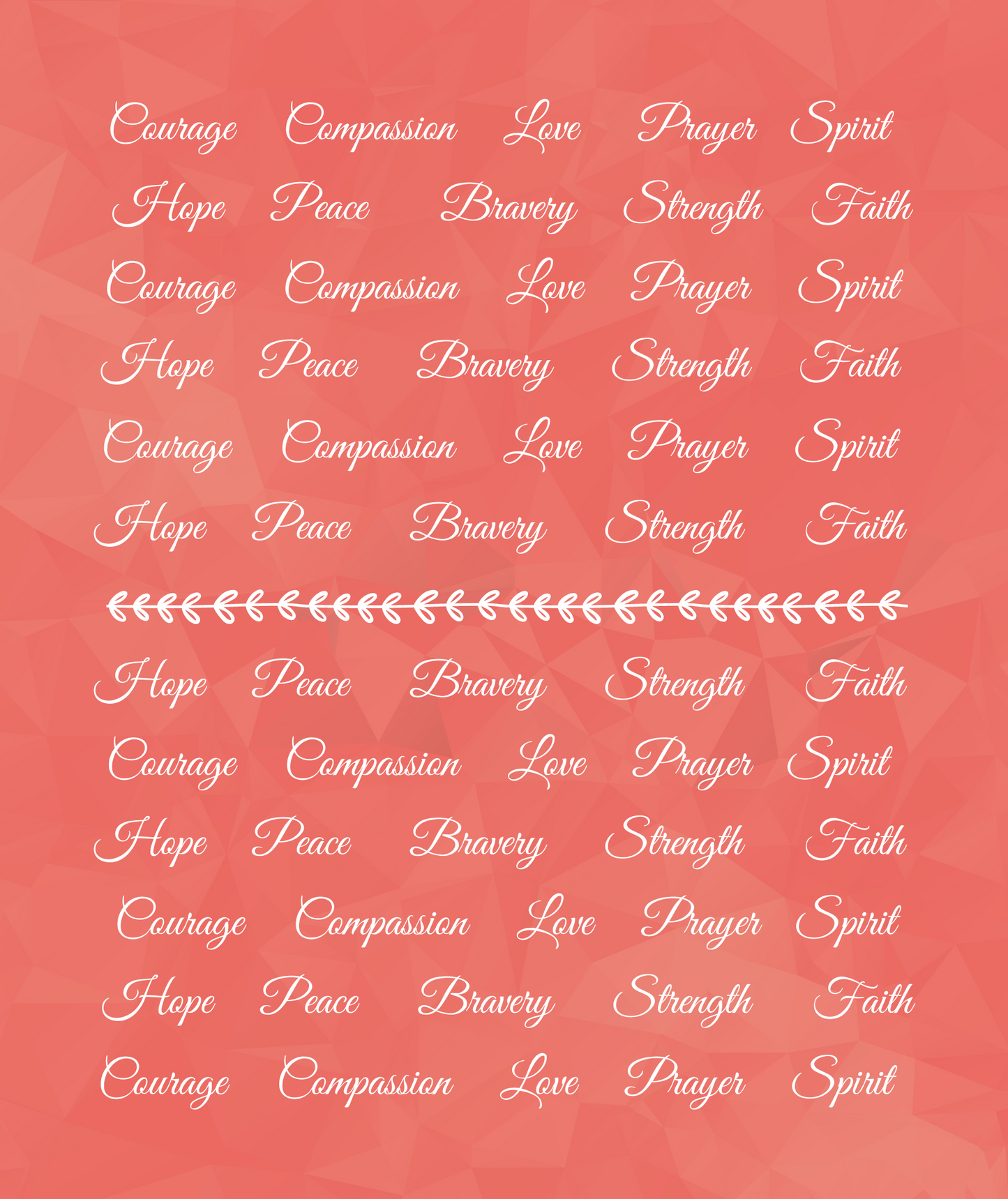 Love Courage | Ultra Soft Micro Fleece Fabric Blanket | Encouraging and Inspirational | Pumpkin