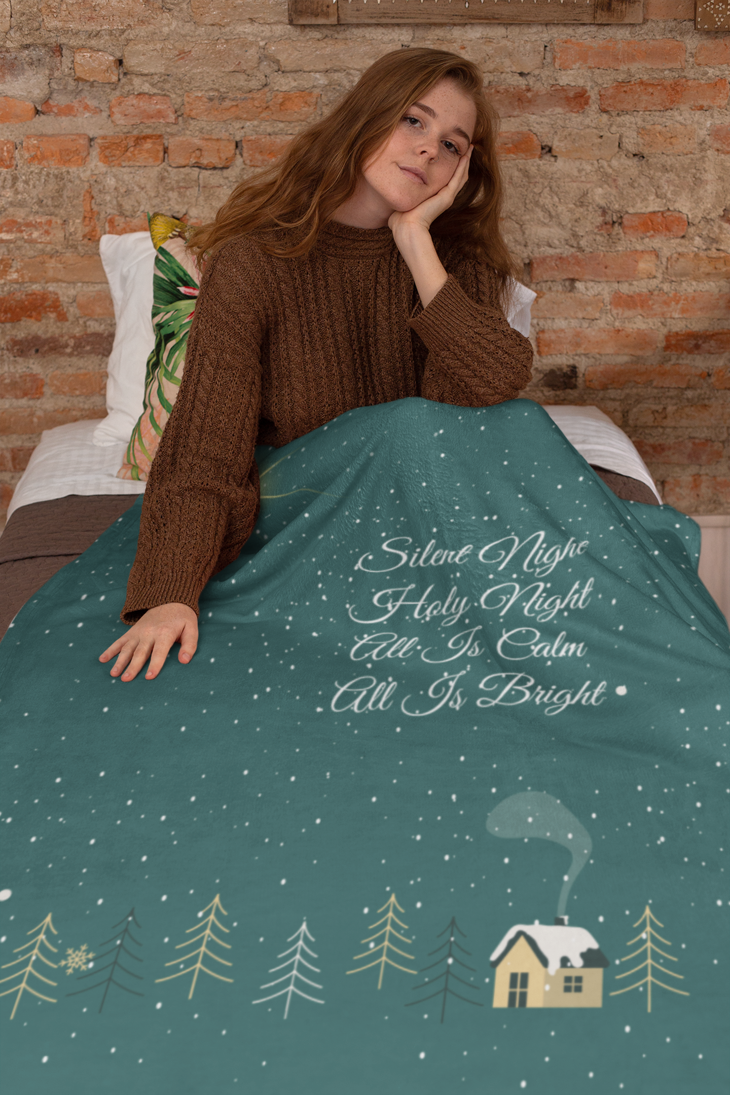 Silent Night | Premium Plush Cozy Fleece Blanket
