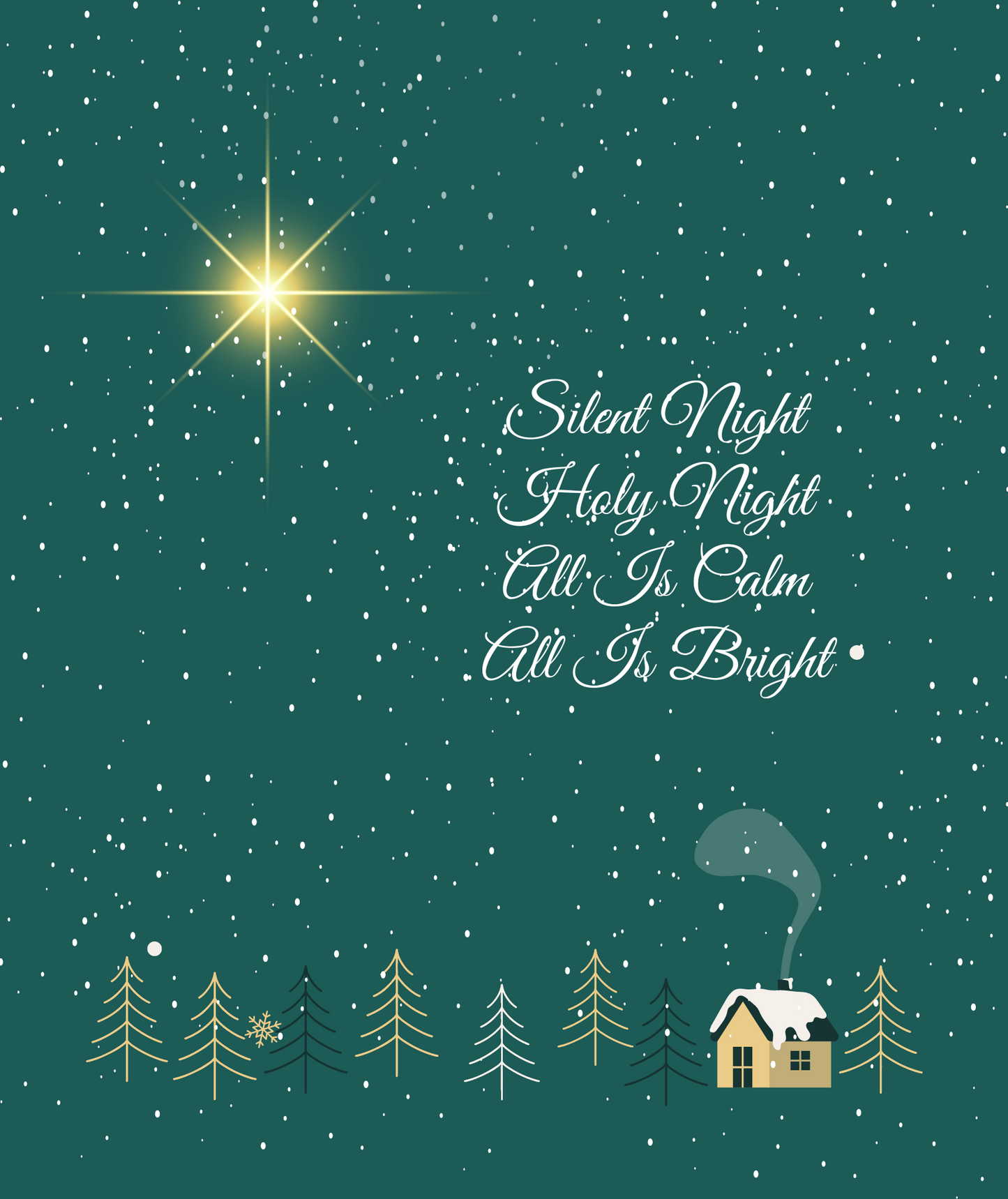 Silent Night | Premium Plush Cozy Fleece Blanket