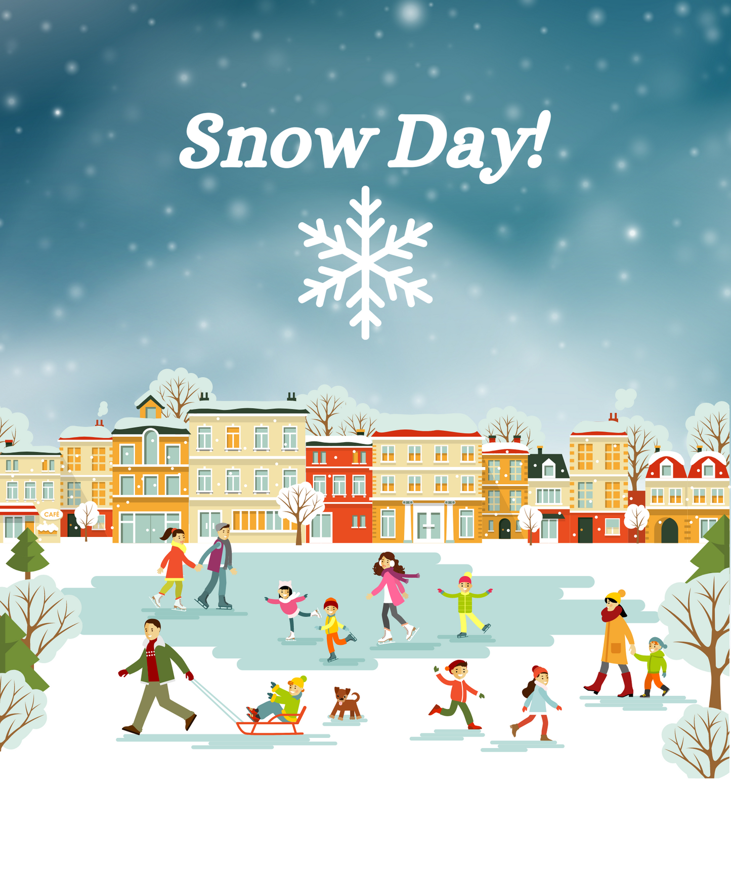 Snow Day! | Ultra Soft and Thick Premium Mink Sherpa Blanket