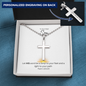 Easter Gifts For Son | Personalized Engraved Stainless Steel Cross | Religious Holiday | Enlightenment