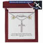 Easter Gifts For Daughter | Personalized Engraved Stainless Steel Cross | Religious Holiday | Enlightenment