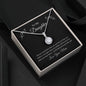 To My Daughter -- You Are Loved/Mom -- Eternal Hope Necklace