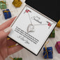 To My Soulmate -- I Have Found My Mate/Rose-- Forever Love Necklace
