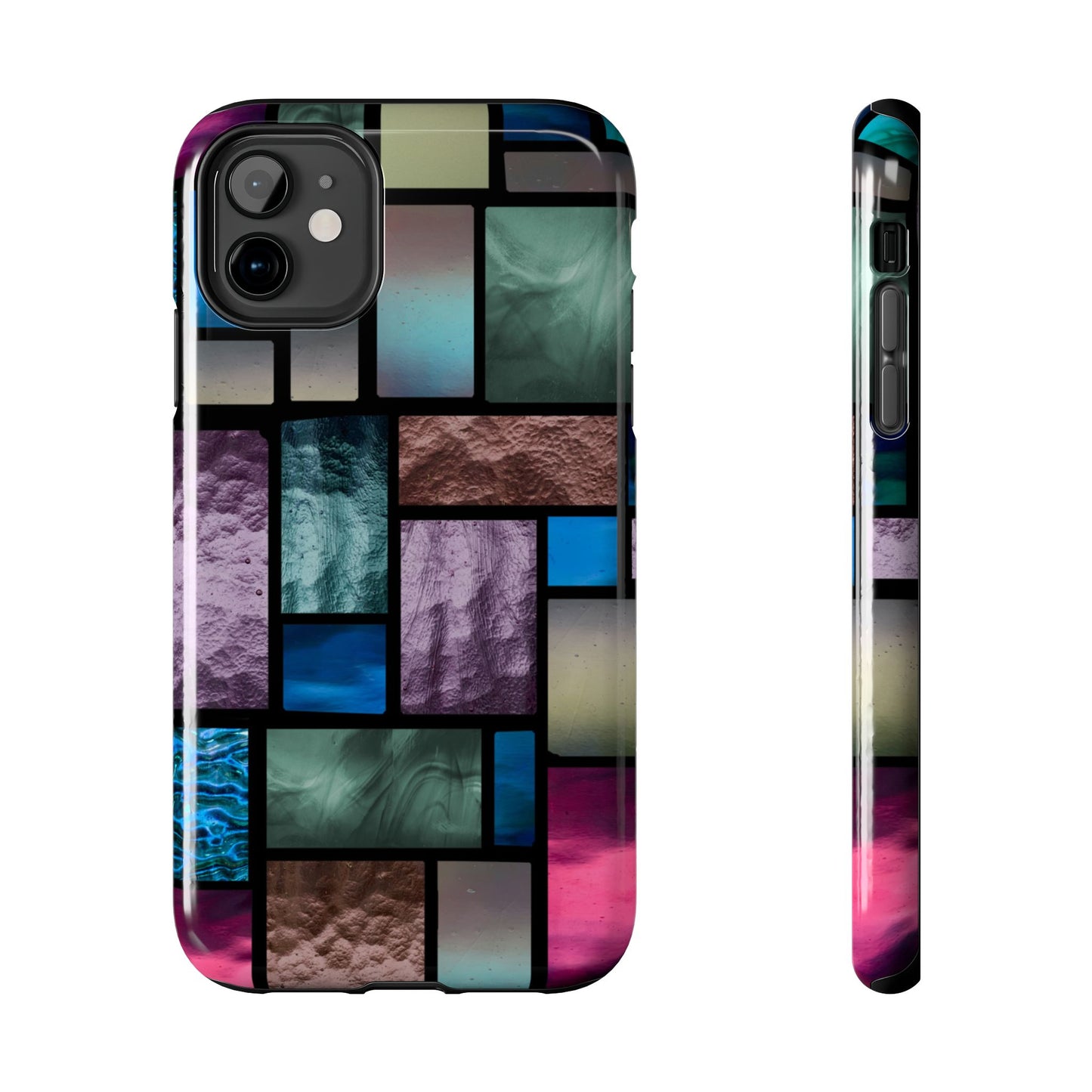 Tough and Lightweight Phone Case  |  Rectangles  |  Compatible with Samsung and iPhone Smartphones