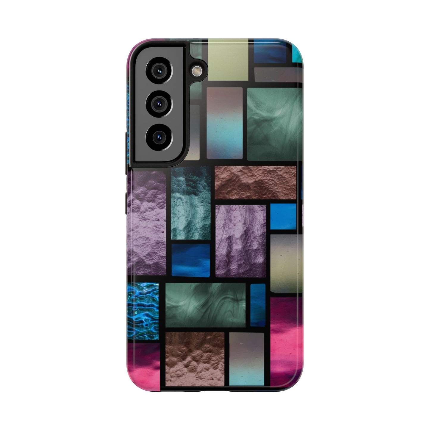 Tough and Lightweight Phone Case  |  Rectangles  |  Compatible with Samsung and iPhone Smartphones