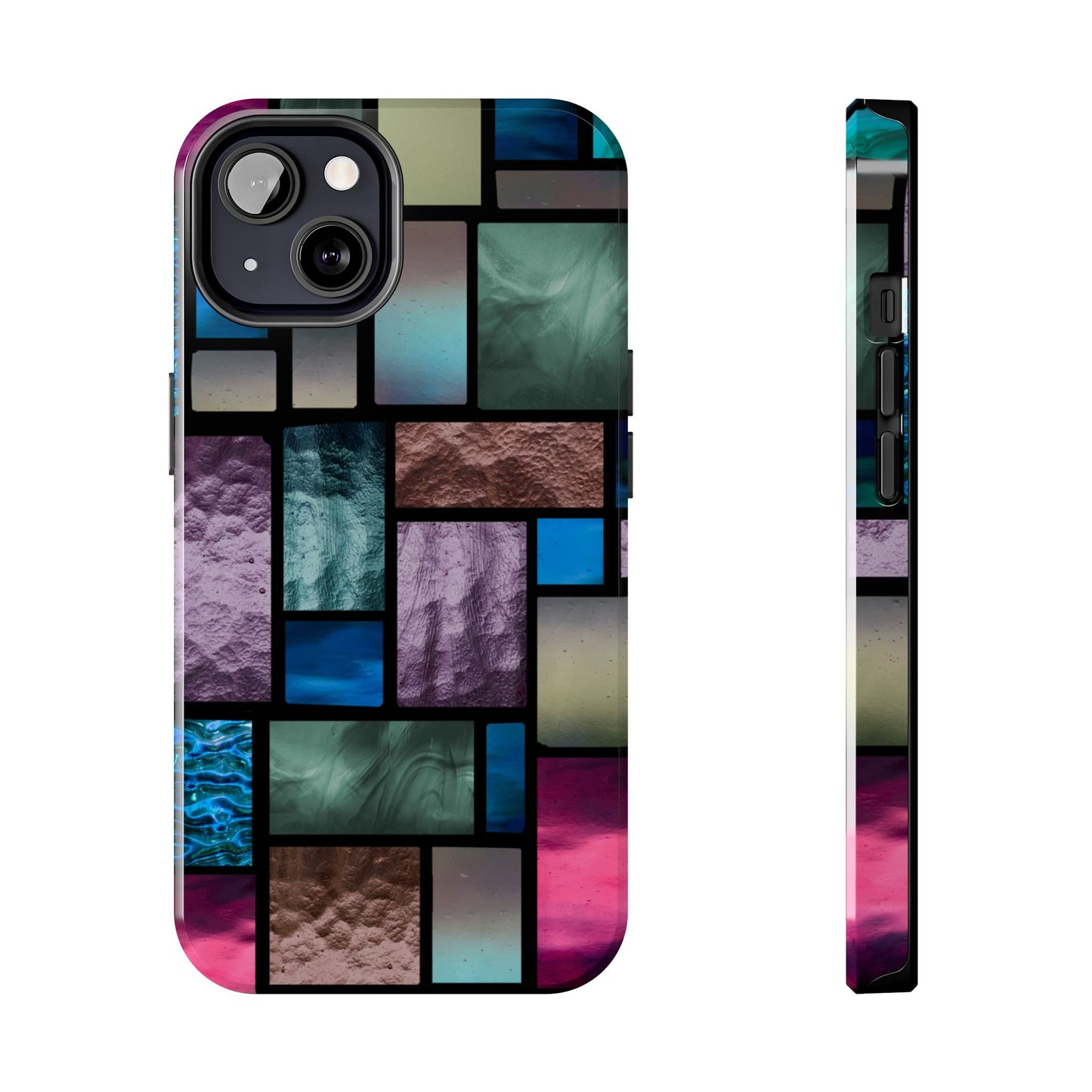 Tough and Lightweight Phone Case  |  Rectangles  |  Compatible with Samsung and iPhone Smartphones