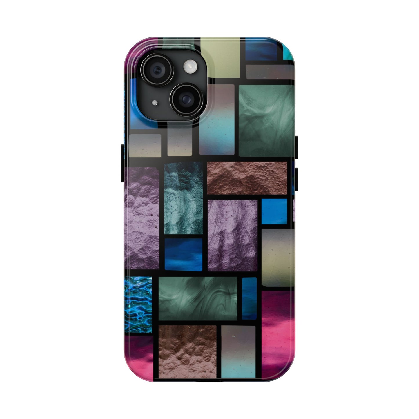 Tough and Lightweight Phone Case  |  Rectangles  |  Compatible with Samsung and iPhone Smartphones