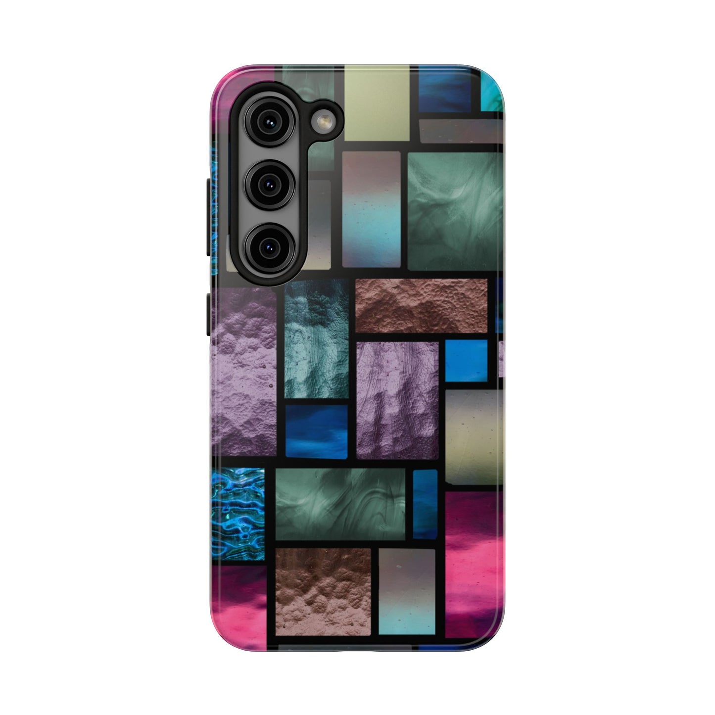 Tough and Lightweight Phone Case  |  Rectangles  |  Compatible with Samsung and iPhone Smartphones