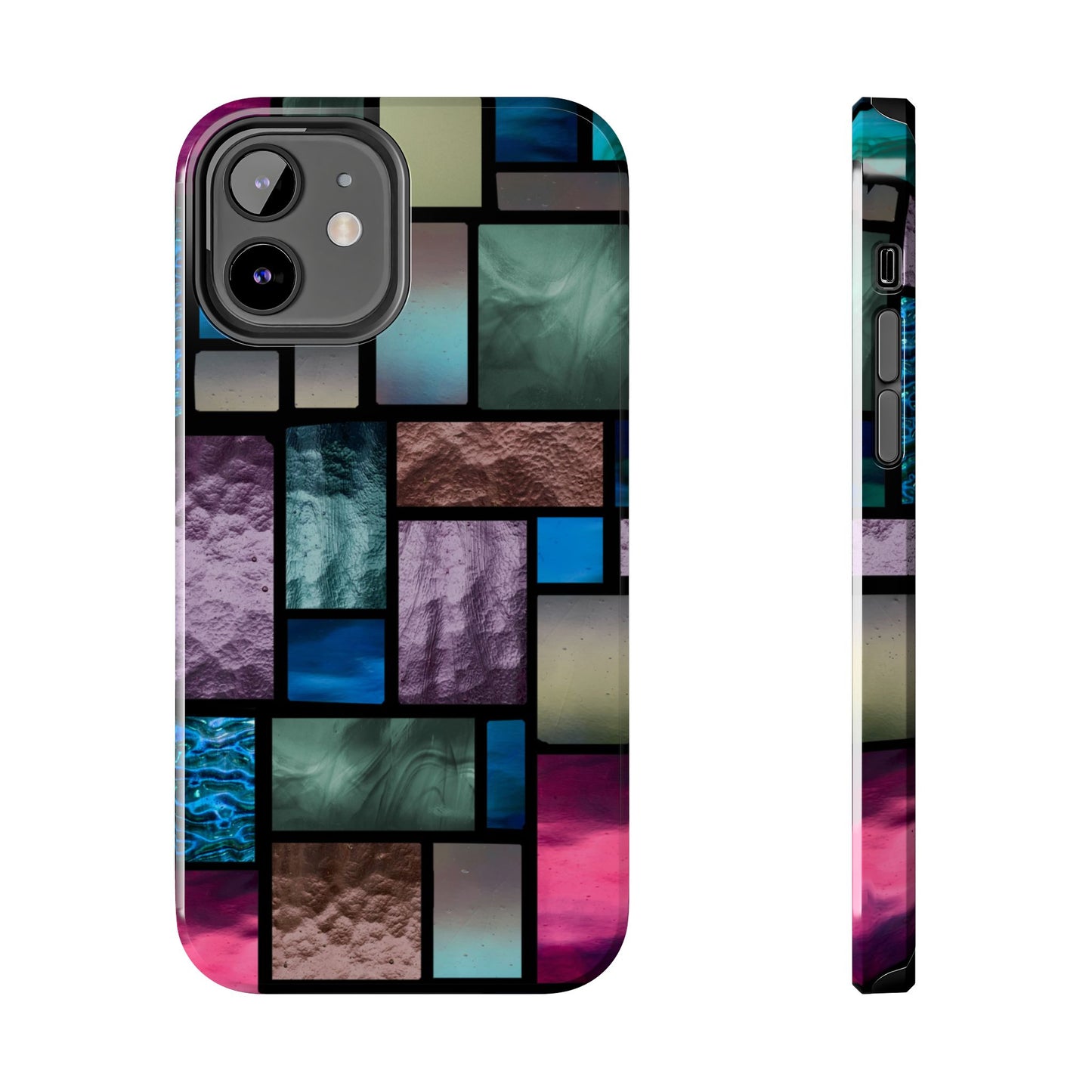 Tough and Lightweight Phone Case  |  Rectangles  |  Compatible with Samsung and iPhone Smartphones