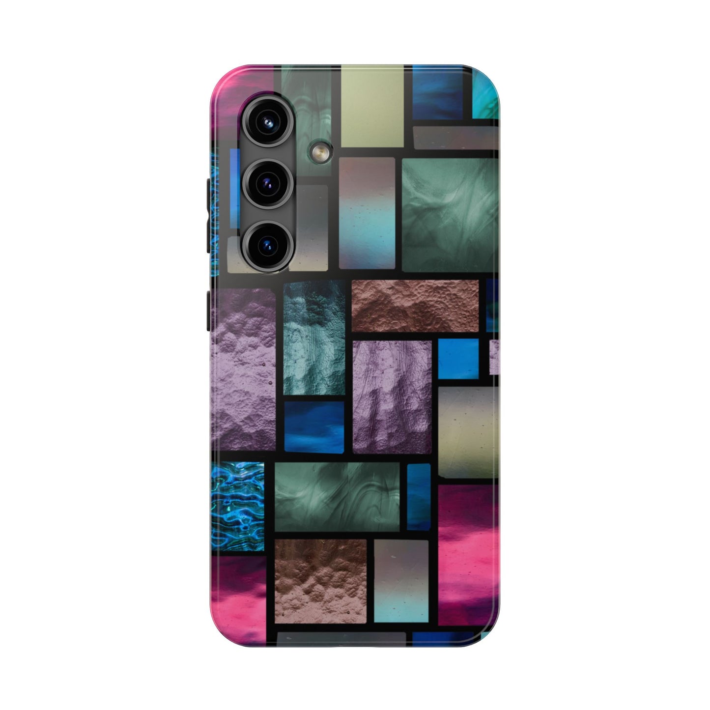Tough and Lightweight Phone Case  |  Rectangles  |  Compatible with Samsung and iPhone Smartphones