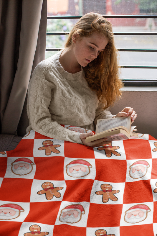 Gingerbread Men | Premium Plush Cozy Fleece Blanket