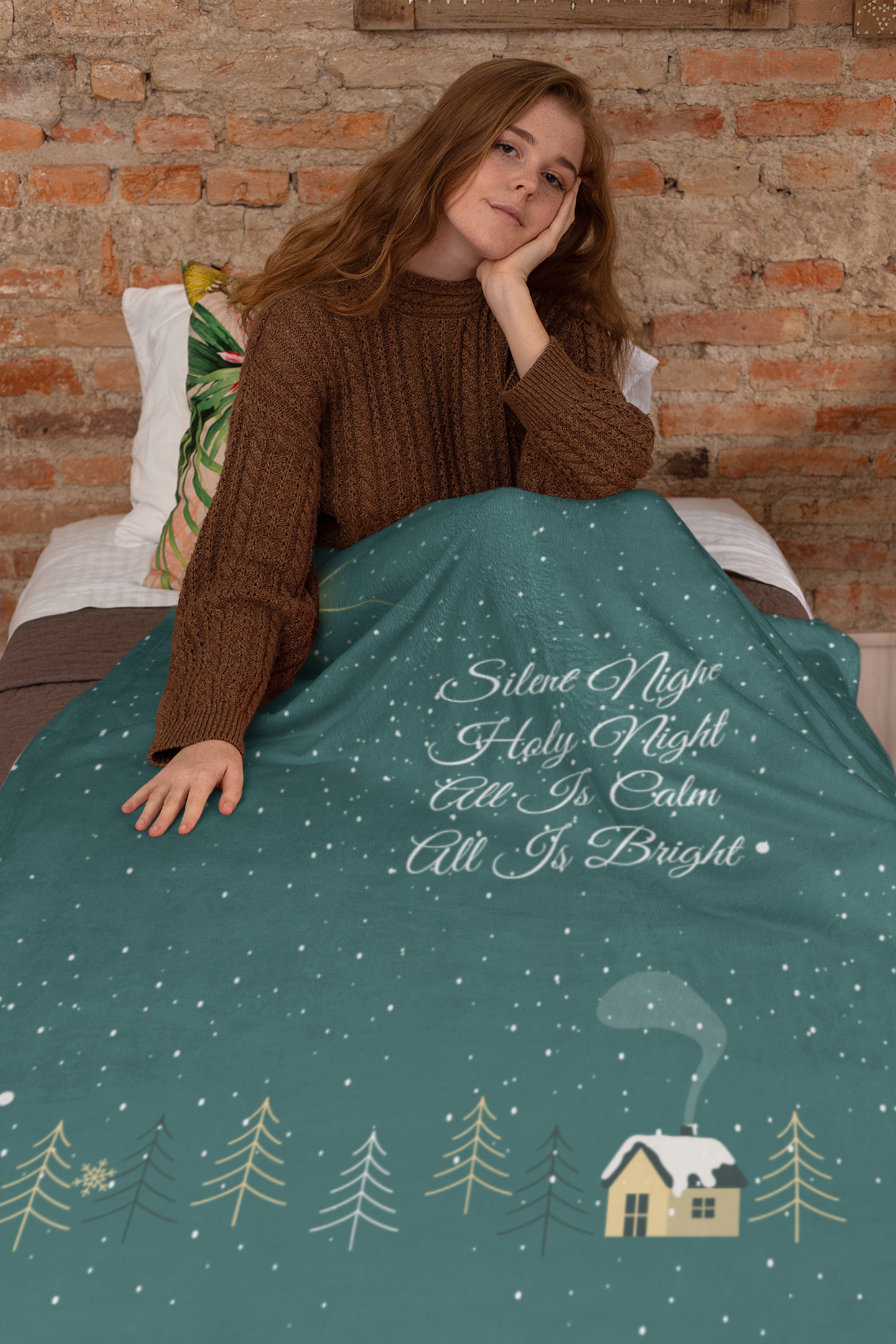 Silent Night  |  Premium Plush Cozy Fleece Blanket