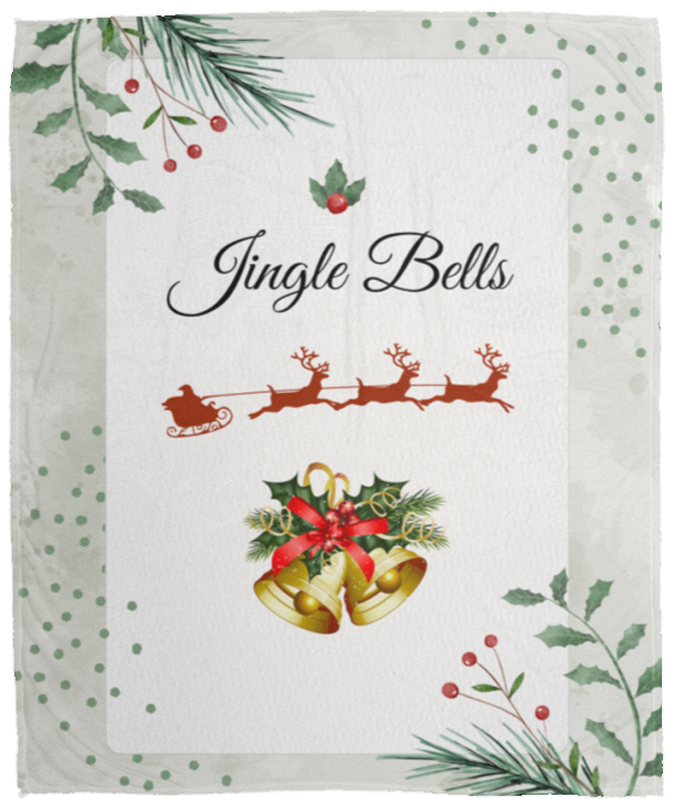 Jingle Bells  |  Premium Plush Cozy Fleece Blanket