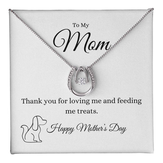 Mother's Day-  Gifts for Pet Mom--  Lucky In Love Necklace